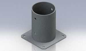 Supporto da tassellare zincato Supporto da tassellare zincato